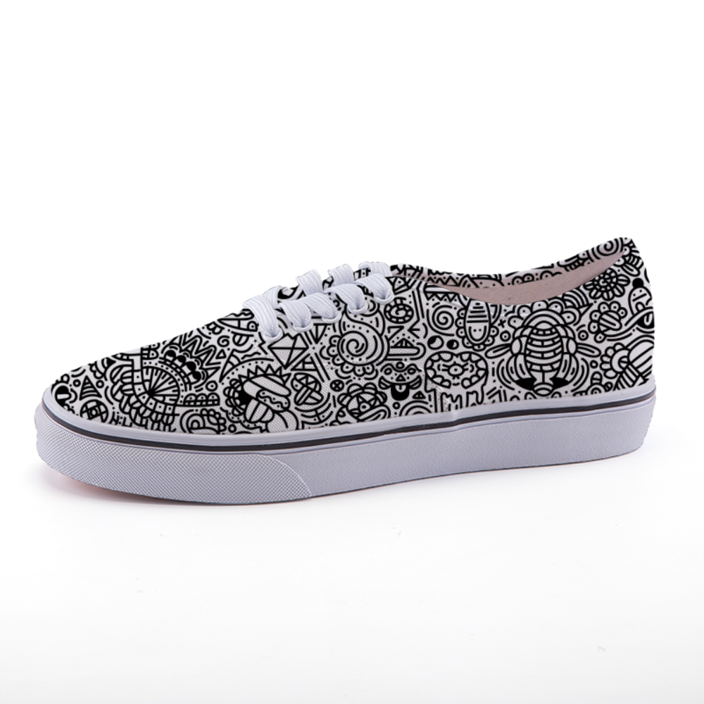 "Panic" Canvas Shoes