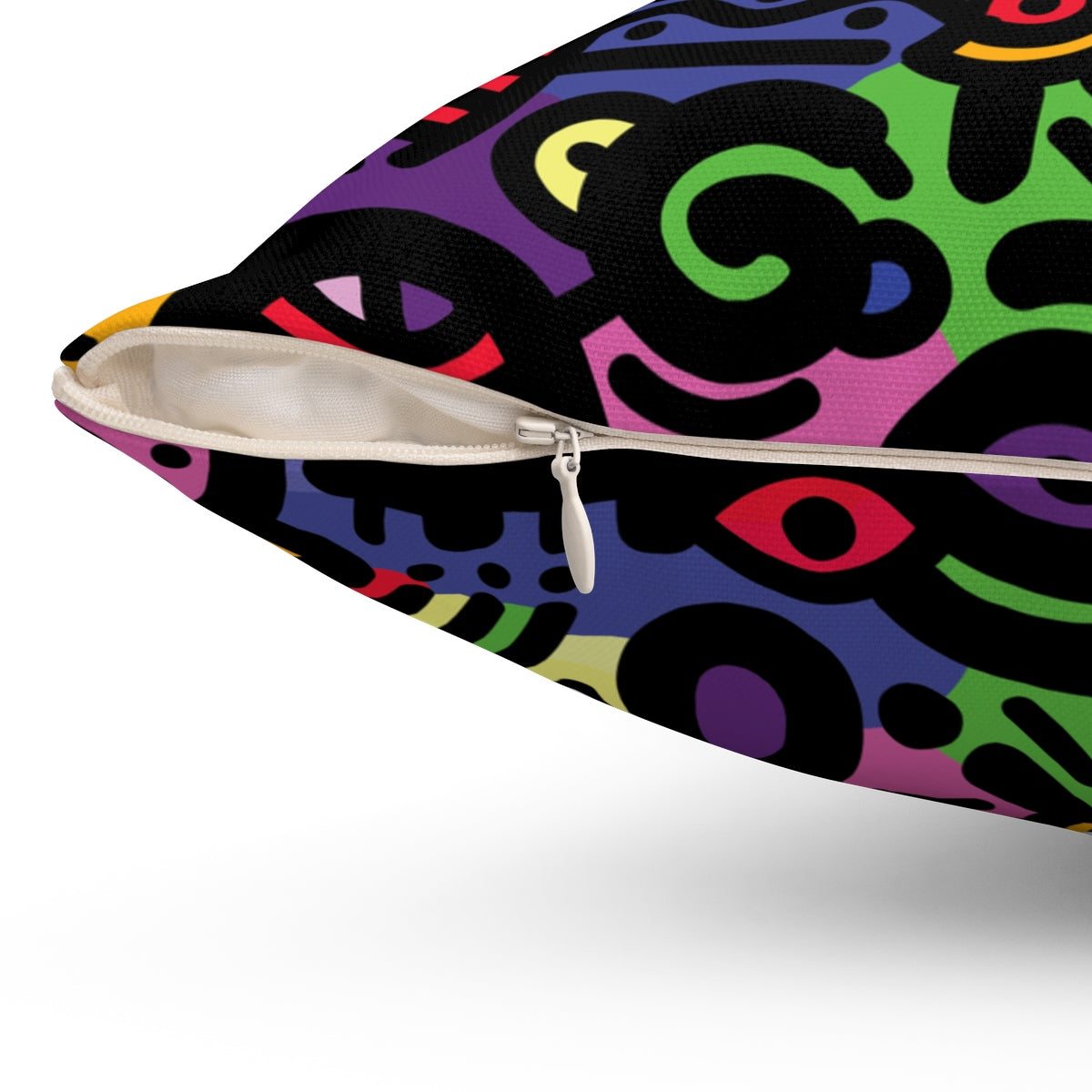 "Spectrum" Throw Pillow