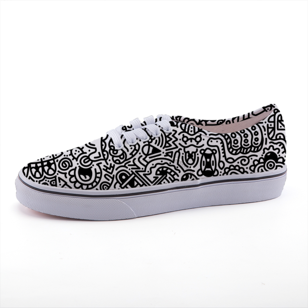 "Busy" Canvas Shoes