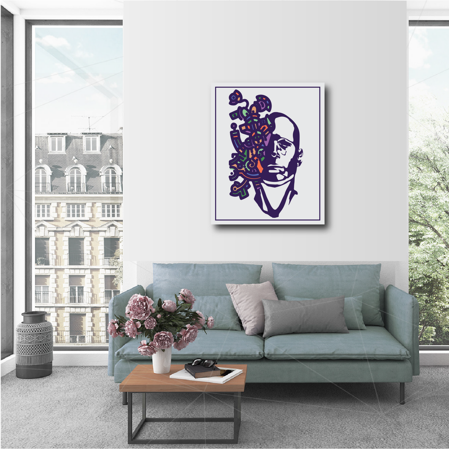 24 x 30" Canvas Print - "Mind"