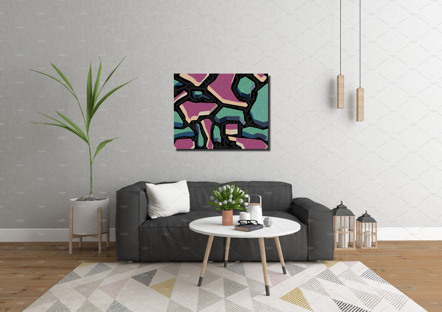 24 x 30" Canvas Print - "Fragment"