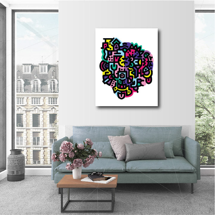 24 x 30" Canvas Print - "Split"