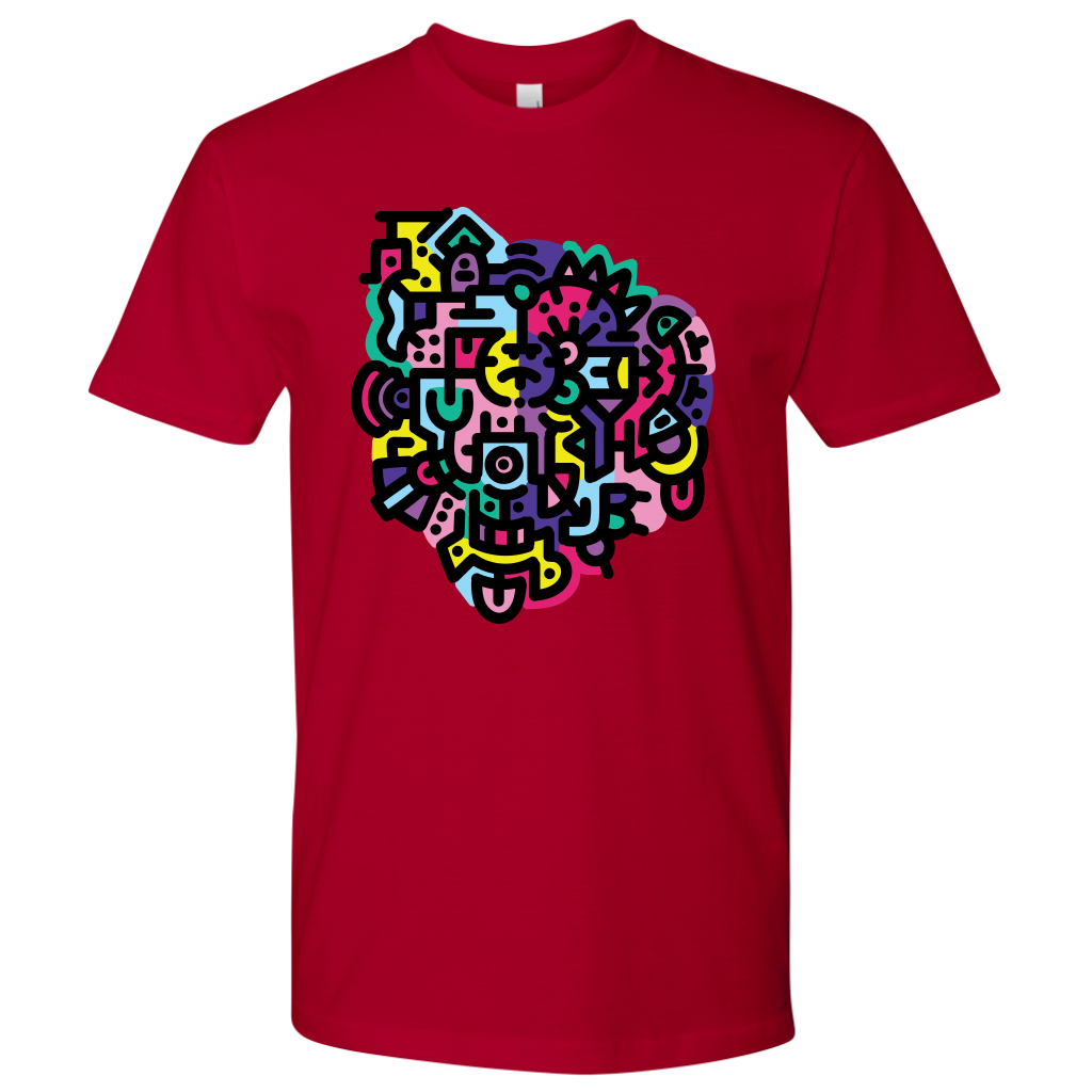 "Split" Unisex Short Sleeve Shirt