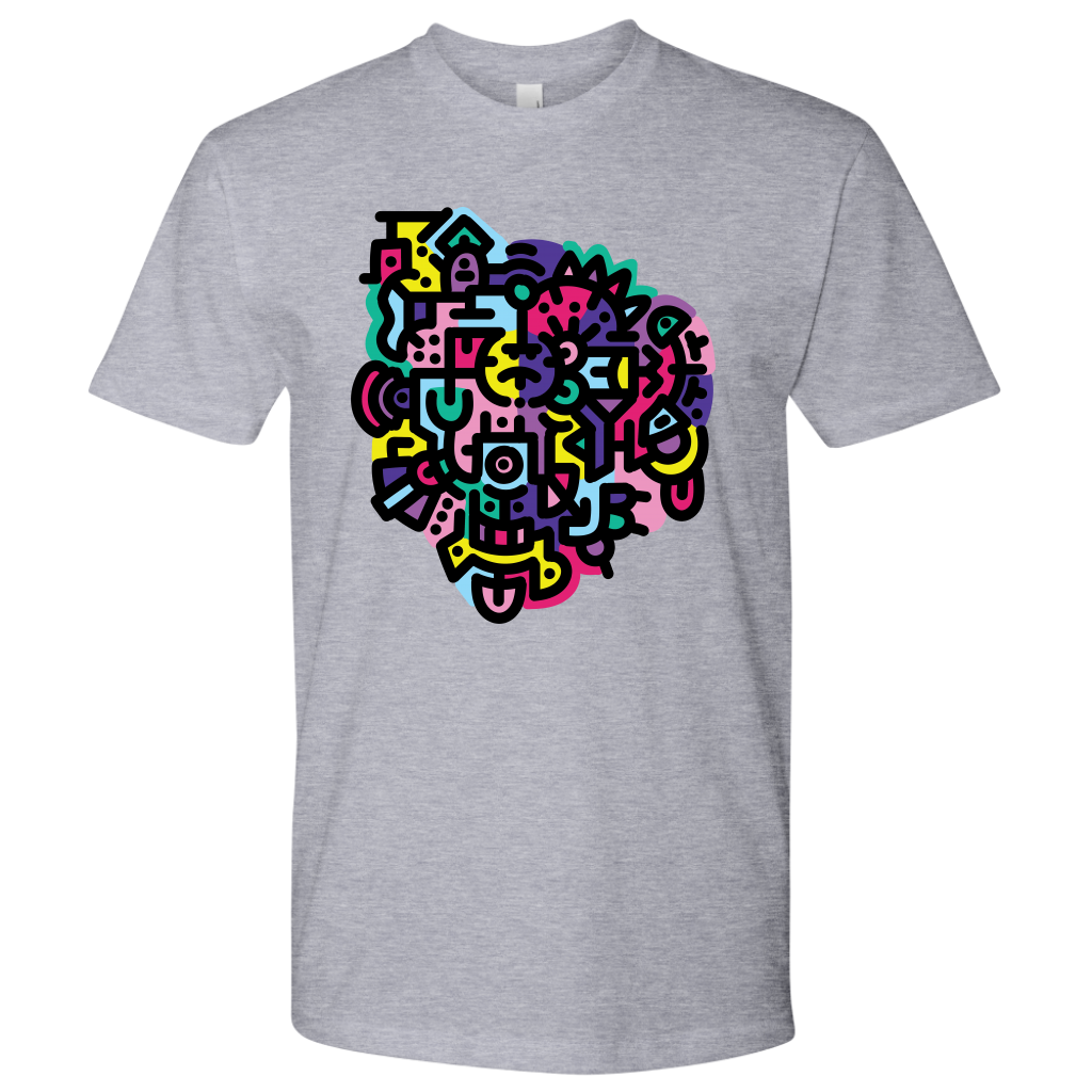 "Split" Unisex Short Sleeve Shirt