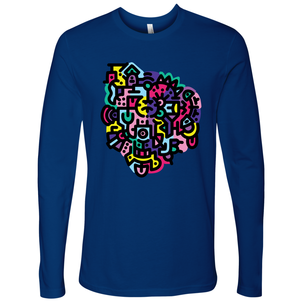 "Split" Unisex Long Sleeve Shirt
