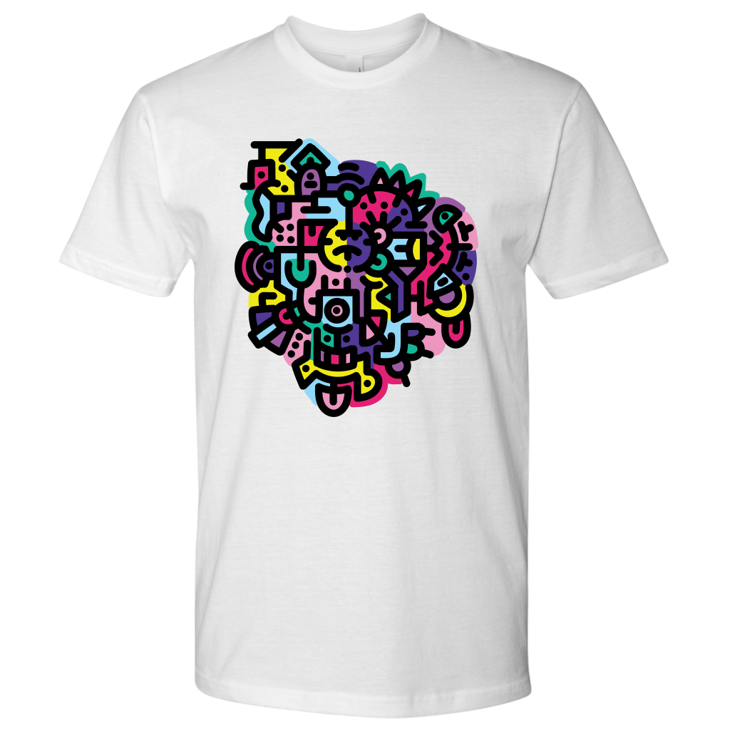 "Split" Unisex Short Sleeve Shirt