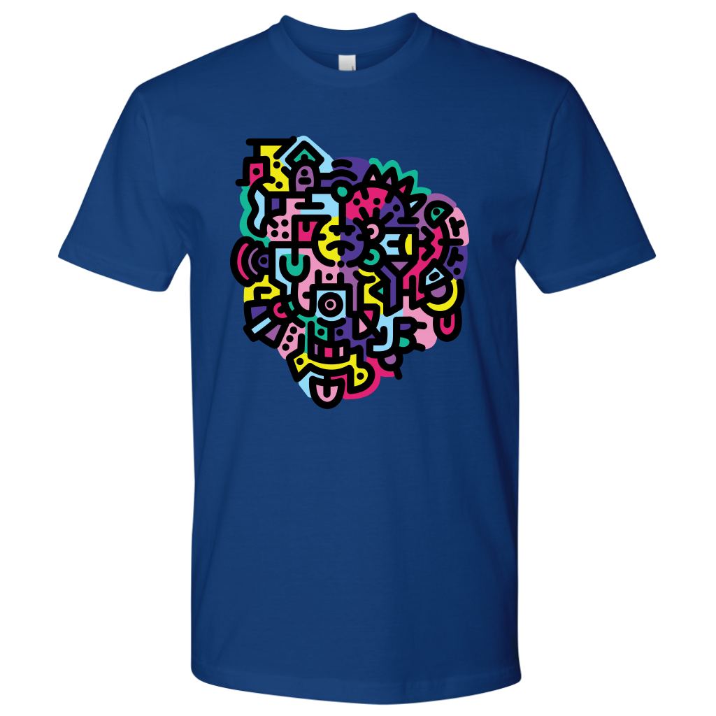 "Split" Unisex Short Sleeve Shirt