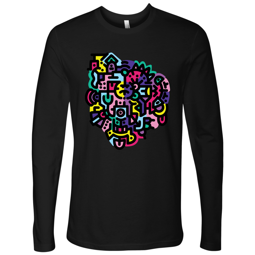 "Split" Unisex Long Sleeve Shirt