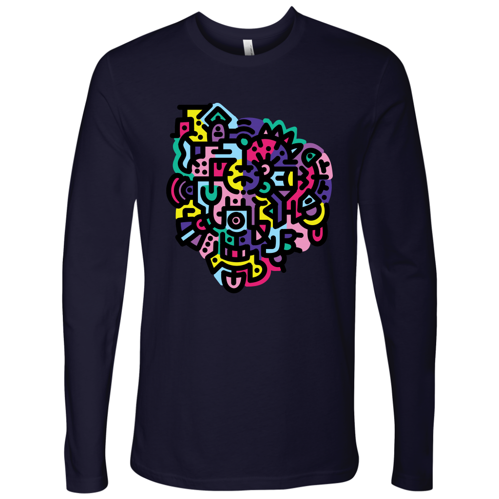 "Split" Unisex Long Sleeve Shirt