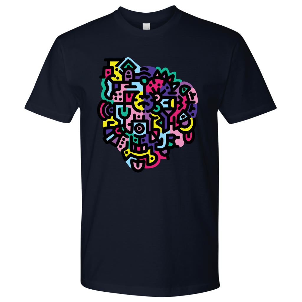 "Split" Unisex Short Sleeve Shirt