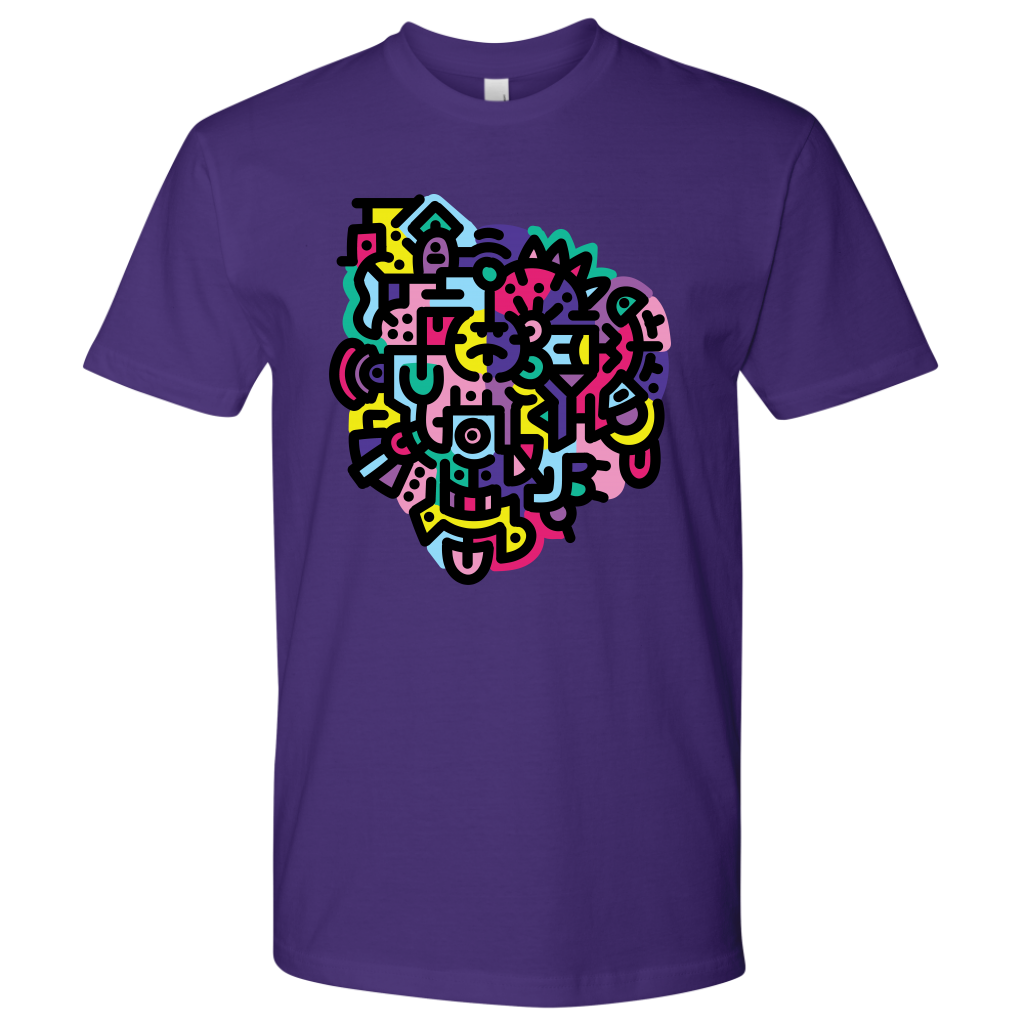 "Split" Unisex Short Sleeve Shirt