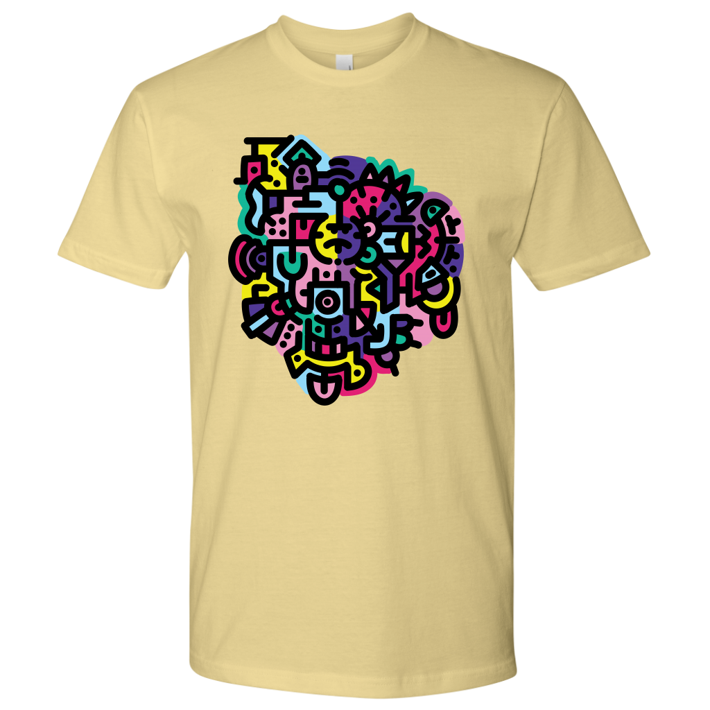 "Split" Unisex Short Sleeve Shirt