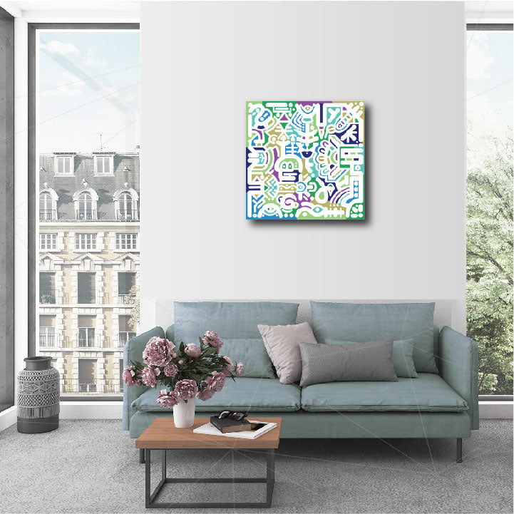20 x 20" Canvas Print - "Invert"