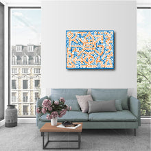 Load image into Gallery viewer, 24 x 30&quot; Canvas Print - &quot;White Beats Orange&quot;