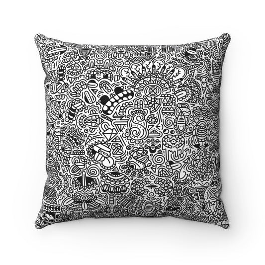 "Panic" Throw Pillow